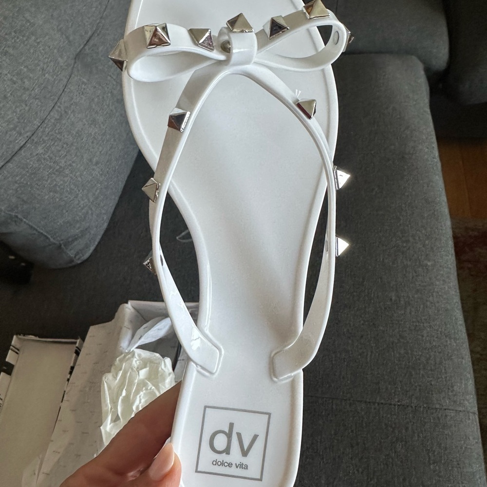 Dolce Vita Sunkissed White Sandals